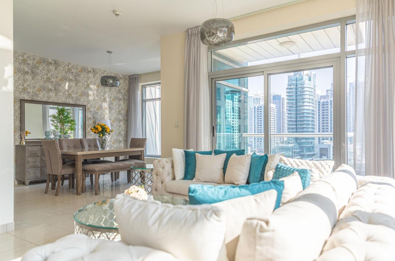 Nasma Luxury Stays - Pastel-Colored Apt With Jaw-Dropping Marina Views Dubaj Zewnętrze zdjęcie